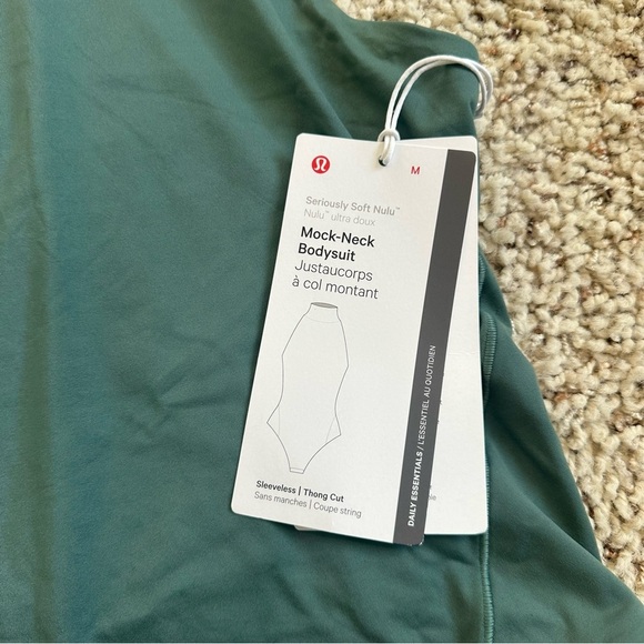 Lululemon Wundermost Ultra-Soft Nulu Mockneck Sleevless Bodysuit - Picture 10 of 15